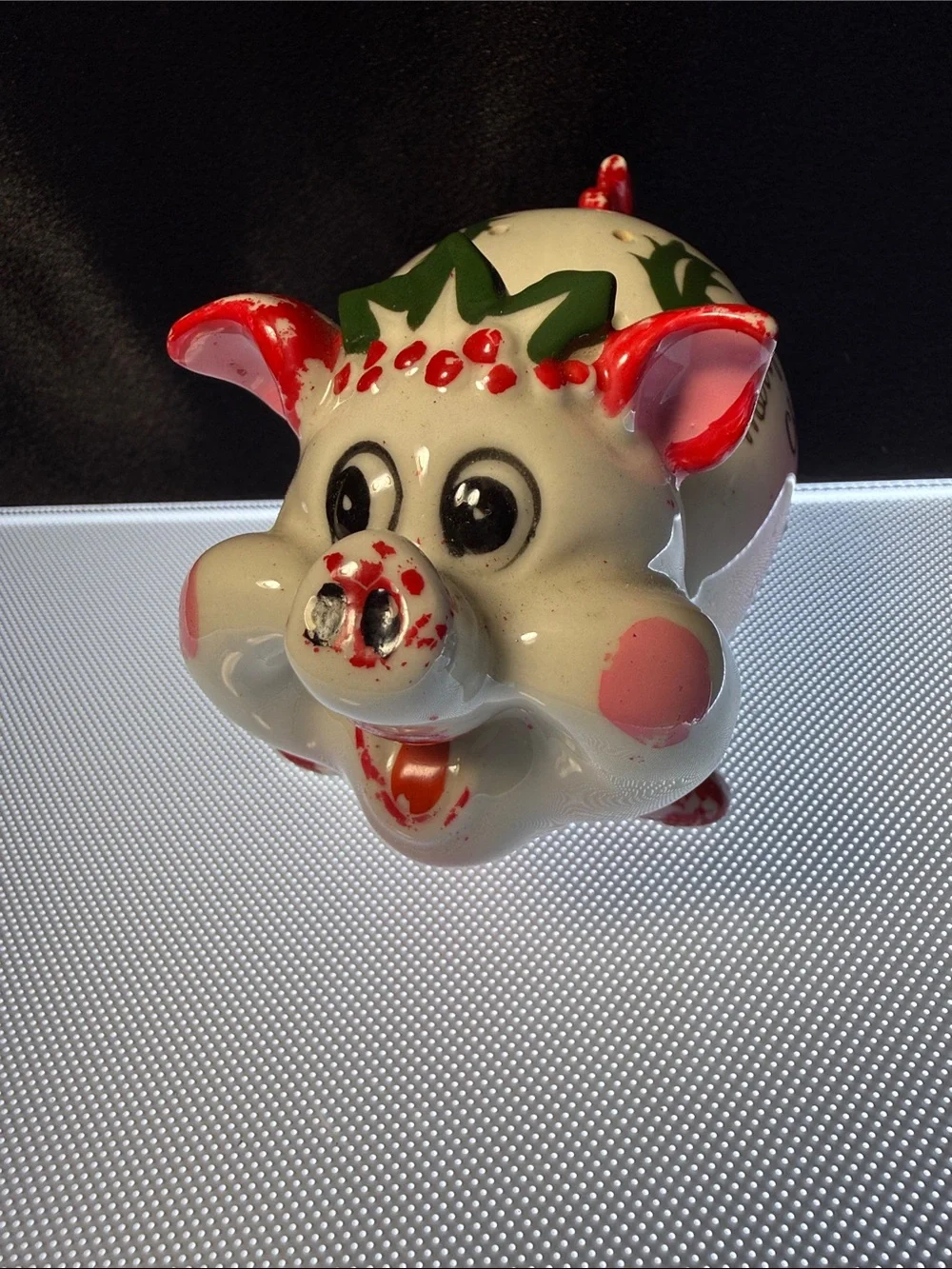 Kreiss Christmas PigToothpick Holder